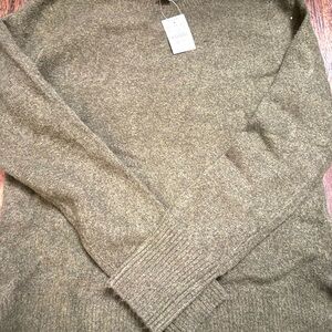 J. Crew Women’s Extra-Soft Olive Sweater